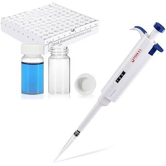 500 PCS 20 mL Glass Vials with 1000uL Micropipette