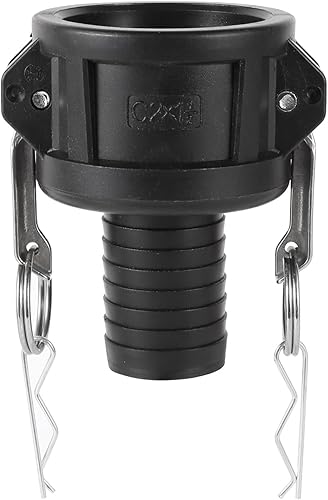 Miniatura 7 de Acoplamiento de manguera de leva y ranura de polipropileno, tipo estándar DP Camlock, tapón antipolvo de 2 pulgadas (2 unidadespaquete)