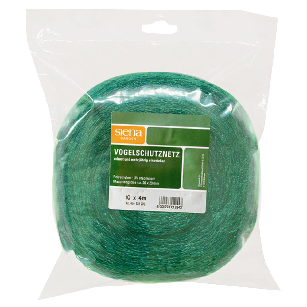 EGUFER V.-schutznetz 10x4m, Profi 20x20mm, Bändchen, grün (40 Stück)