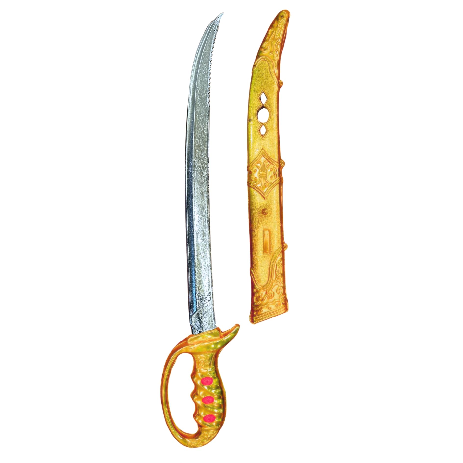 Kaku Fancy Dresses Kids Talwar with Cover – Safe & Lightweight Sword Toy for Fancy Dress, Stage Plays & Costume Parties | Warrior, King & Historical Role Play Accessory for Boys & Girls-image-11