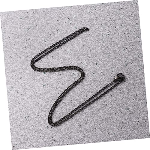 Adocarn 5Pcs Pendant Necklace J Necklace For Men Stainless Steel Mens Necklace Necklace Simple Pendant Decor Necklace Stainless Steel Keel Chain Man European And American Black #TOP4