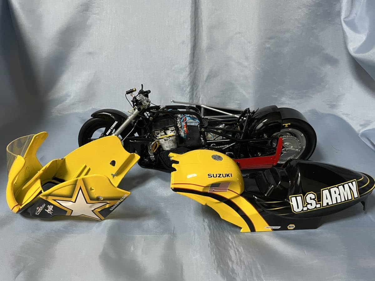 フレット】US アーミースズキ NHRA プロ ストック モーターサイクル