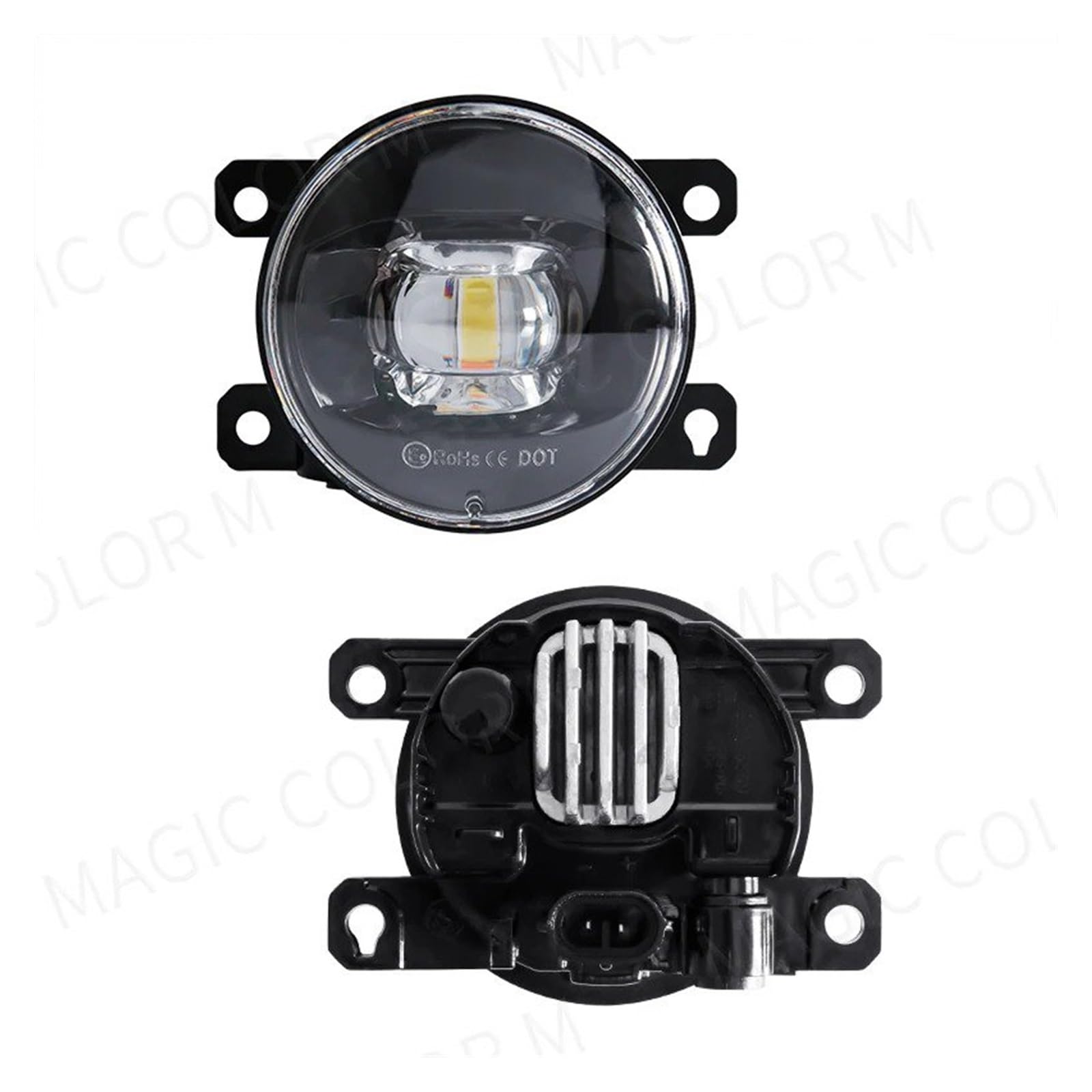 Luz Antiniebla LED Para Ford Para FOCUS Para MK2 SE Para SEL Para Titanium Para 4 Cilindros Luz Antiniebla 8000LM 30W 12V. Luces Antiniebla Luz Niebla(P-Amber)
