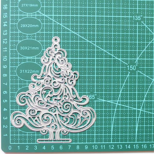 Metal DIY Cutting Die Card Embossing Die Scrapbooking Album Paper Cards Art Craft Stencils Scrapbooking (Christmas Tree 3)