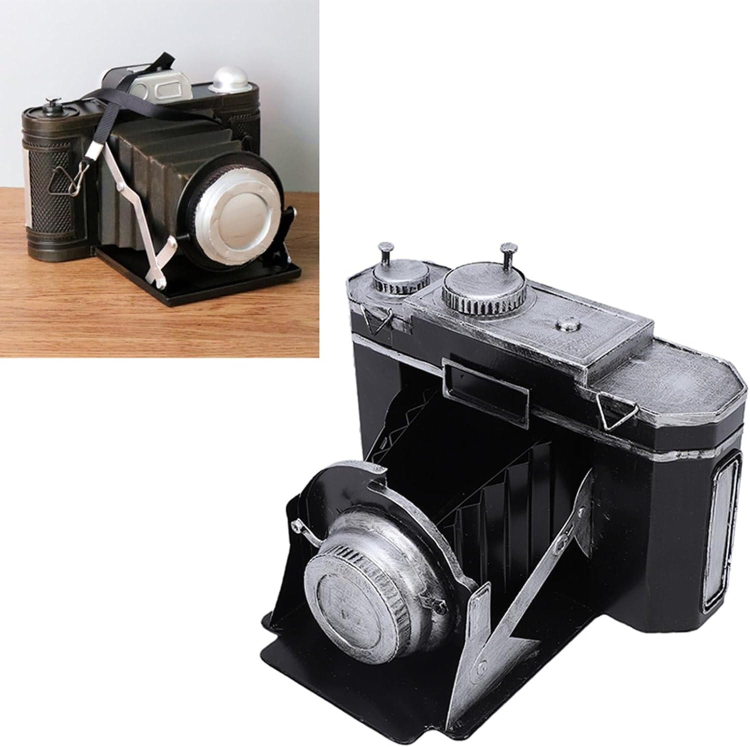 Fafeicy Vintage Camera Desk Ornament for Collectible Display image 3