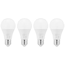wipro Polycarbonate Garnet Base E27 9-Watt LED Bulb (Warm White) -Pack of 4