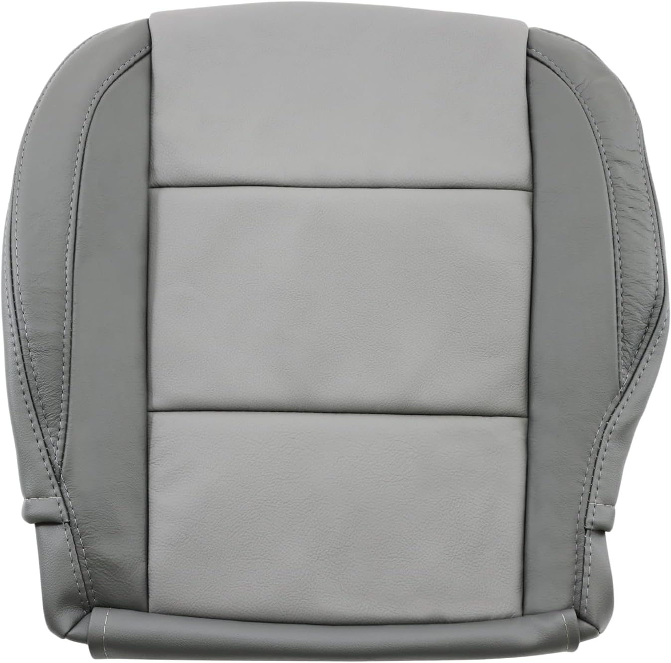 Us Auto Nation 2009 2010 Front Driver Bottom Leather Seat Cover fits Nissan Armada 2-Tone Gray