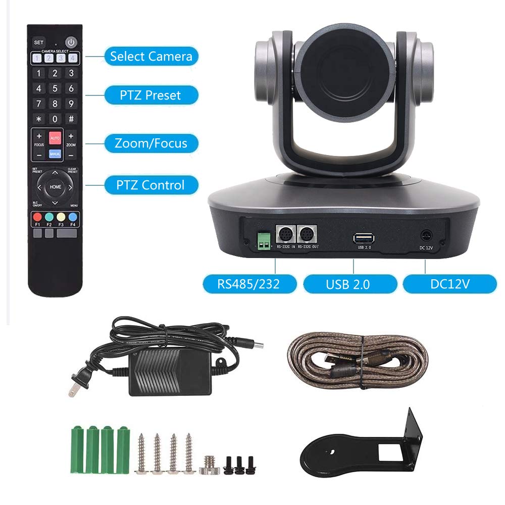 Amazon.co.jp: iTOPVIS PTZ 会議室カメラ - 3倍光学ズーム フルHD