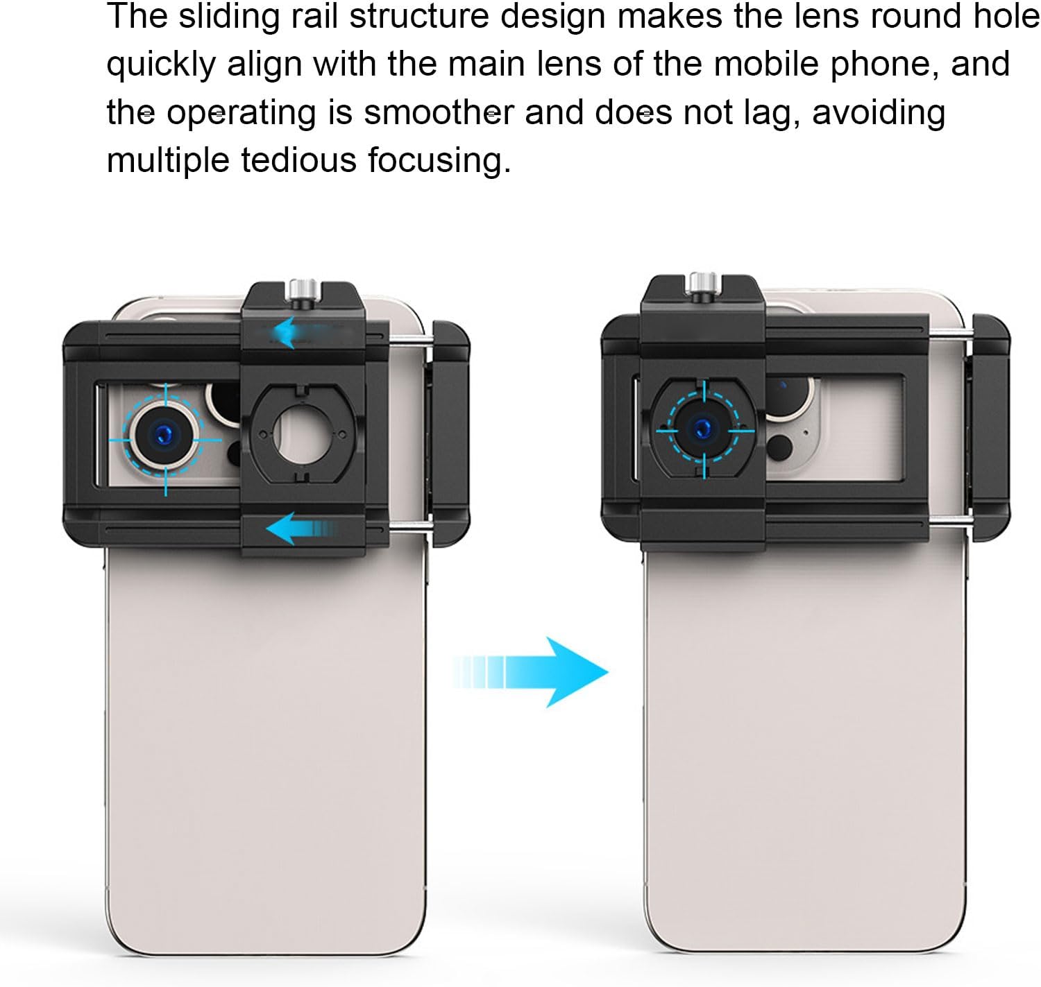 Yunseity 100X Microscope Lens with LED Lights, CPL Filter for Smartphones, Zoom Lens