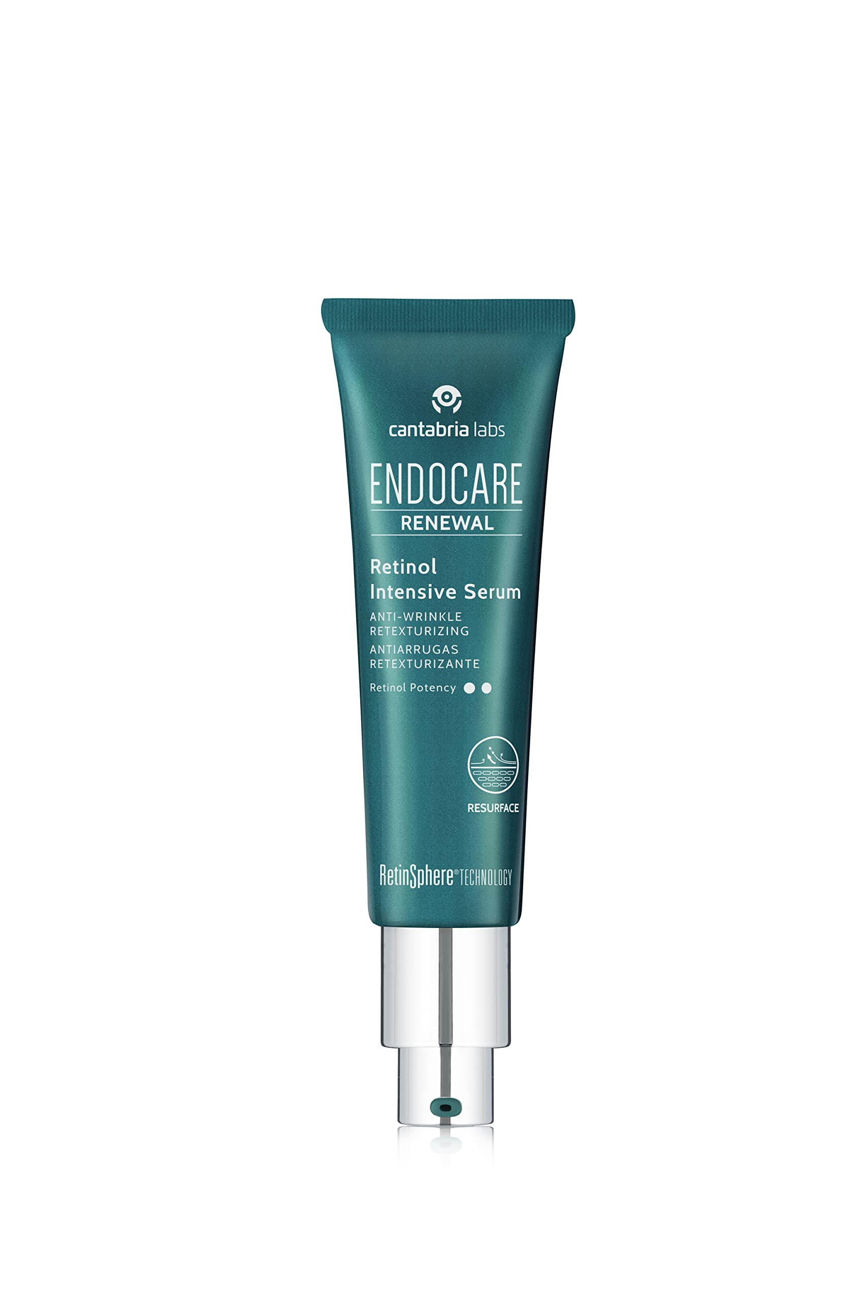Cantabria Labs Endocare Renewal Retinol Intensive Serum (0.5% Retinol Puro), 30 ML.- Formulado en microesponjas en textura anhidra: Antiarrugas. Retexturizante.