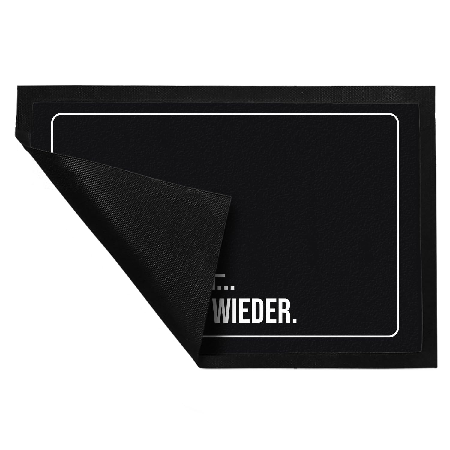 speecheese GEH einfach Wieder Fußmatte XXL in 50x75 cm mit lustigem Spruch für genervte Menschen die am liebsten keinen Besuch empfangen möchten witzig minimalistisch Willkommen Fußabtreter