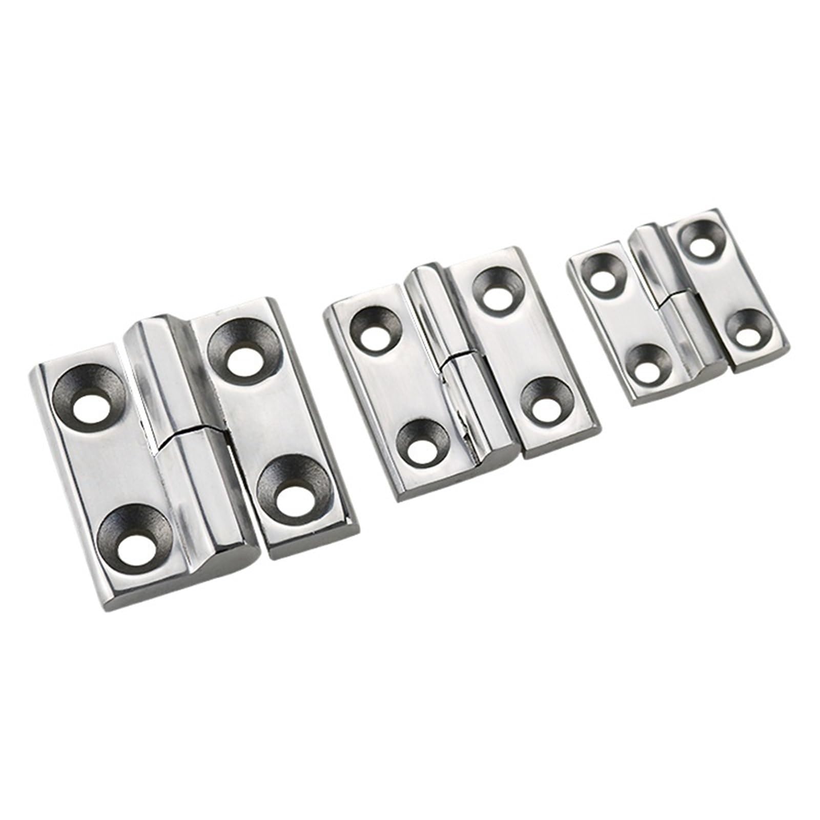 Hinge Heavy-Duty 304 Stainless Steel Machinery Equipment Thickening High Load Capacity 1Pcs(Small-Right)