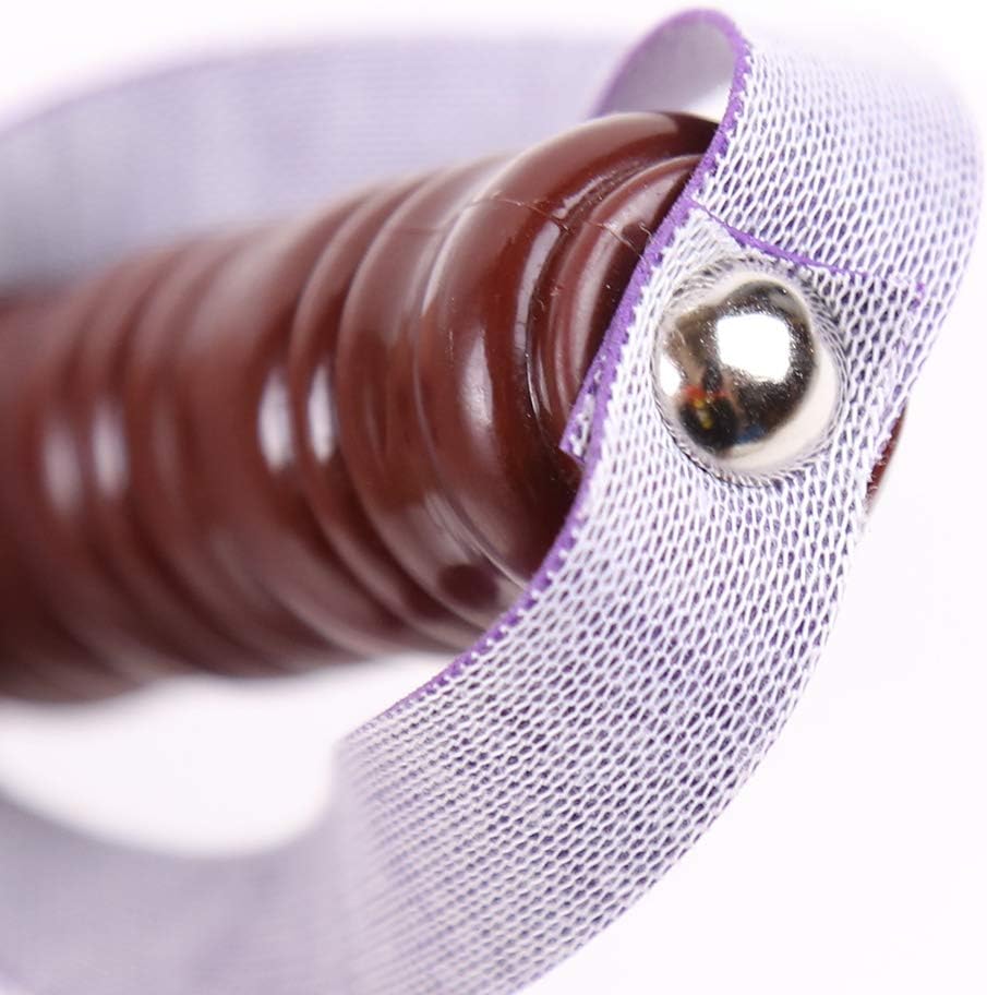 Short Leather Scalp Whip， Bright Leather Whip,Whip, Horse Riding Crop, Role-Playing Props,