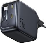 Baseus Enercore Caricatore USB C 67W Con Cavi Arrotolabile, Alimentatore GaN Con 2 Porta USB-C, Caricatore Rapido Compatto Compatibile Con iPhone 17/16/15/14Pro, Galaxy S25, MacBook, HP, Dell, iPad - 8