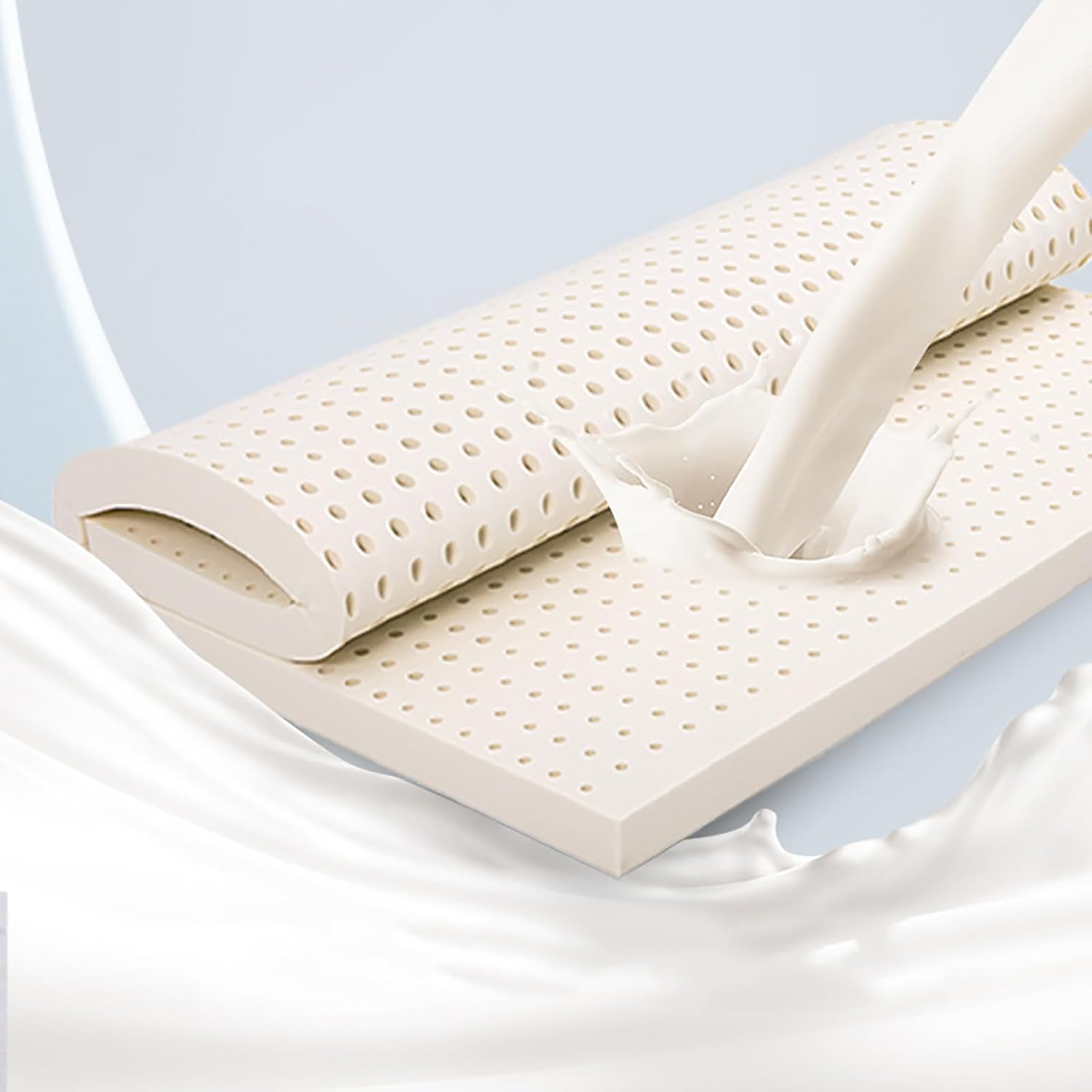 NaKeah 100 Natural Latex Mattress Topper Firm 1 Inch