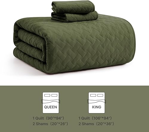 Miniatura 90 de WRENSONGE - Juego de edredón blanco tamaño queen de 3 piezas, colcha ligera para todas las estaciones del verano, juego de ropa de cama suave con 2