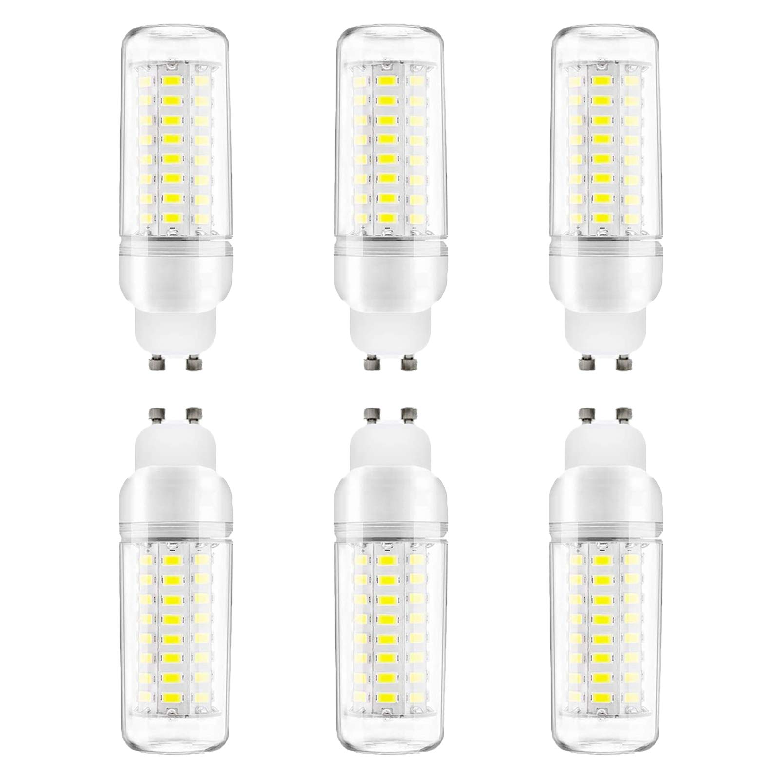 Ampoule LED GU10 10 W, équivalent halogène 100 W, 69 ampoules LED non dimmables, 1000 lm, sans scintillement éclairage domestique, armoire, salle bain, cuisine, 6 pièces