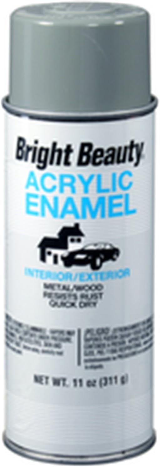 Bright Beauty EBB303 Semi-Gloss Black Acrylic Enamel, 11 oz.
