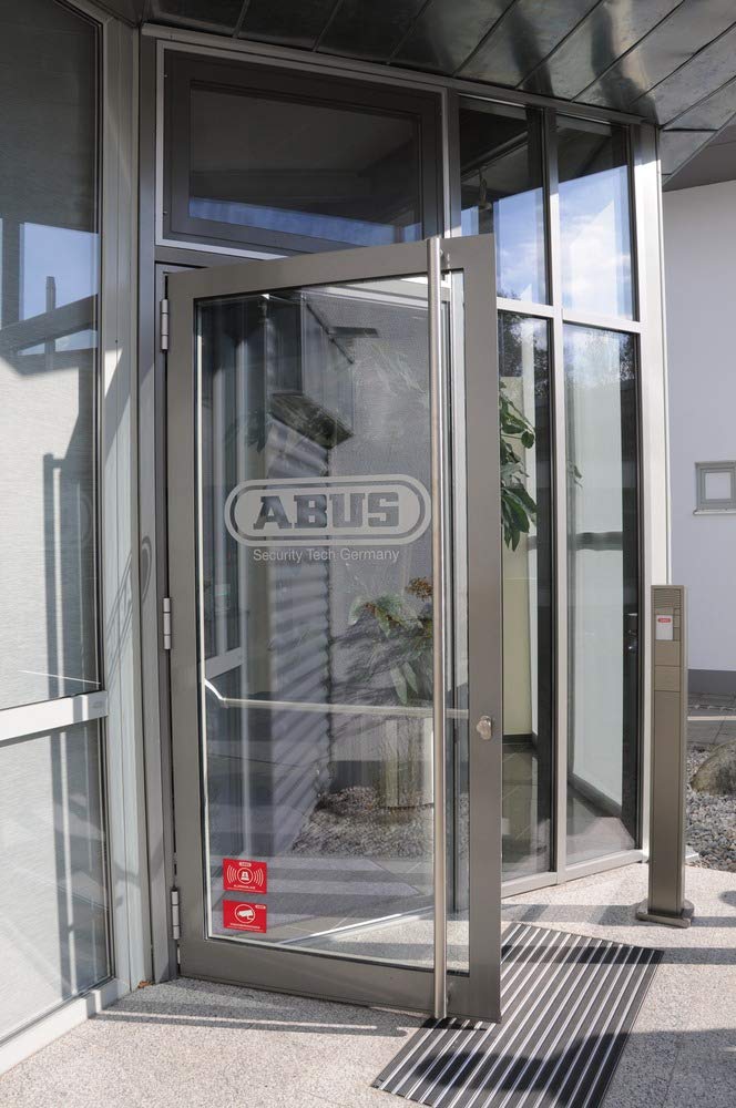ABUS AU1323 Warnaufkleber Alarm 74 x 52,5 mm, 191282 (Packung mit 5)