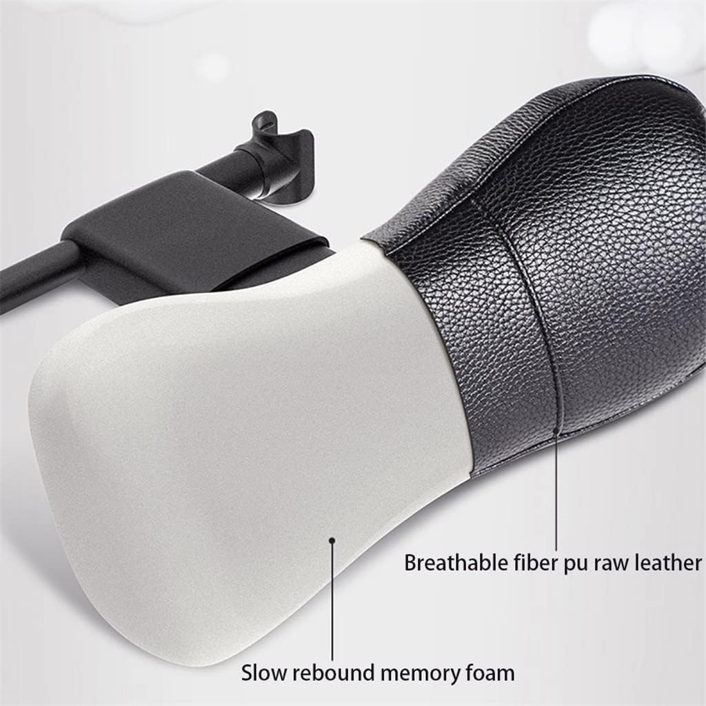 Car Neck Pillow PU Leather Auto Rest Cushion 3D Memory Foam Universal Neck Rest Cushion for Seat Chair in Auto