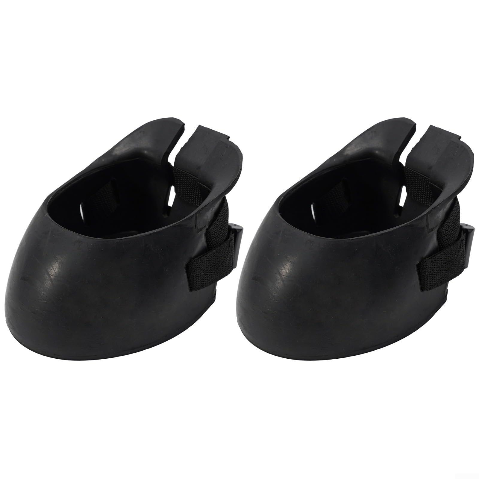Horse Hoofs Boots Rubber Non Slip Horse Hoofs Protection Shoes Guards for Outdoor Equestrian Activities and Injured Hooves Recovery Support Wound Care 2pcs Pack Sizes M L XL(L)
