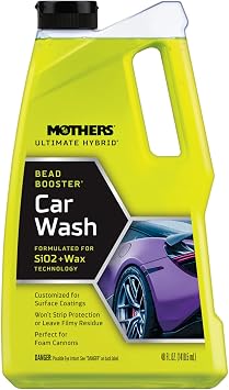 Mothers 05668 Ultimate Hybrid Car Wash & Bead Booster, 48 oz.