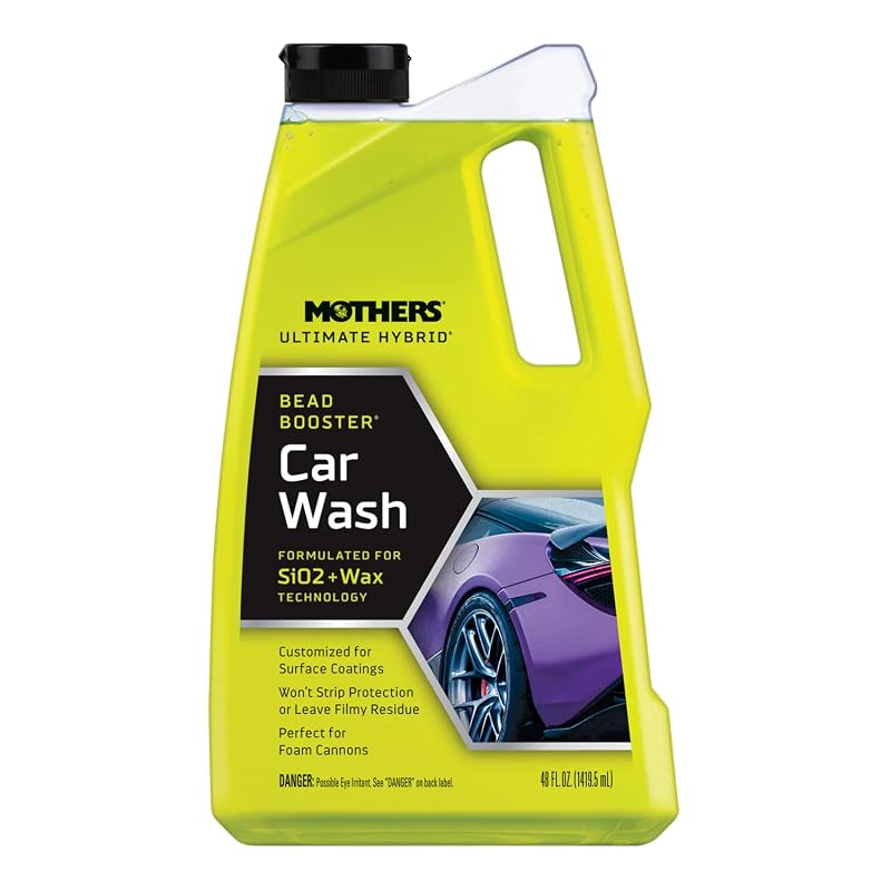 Shampoo Automotivo Mothers Ultimate Hybrid Car Wash & Bead Booster para Limpeza Externa, 1,42 L