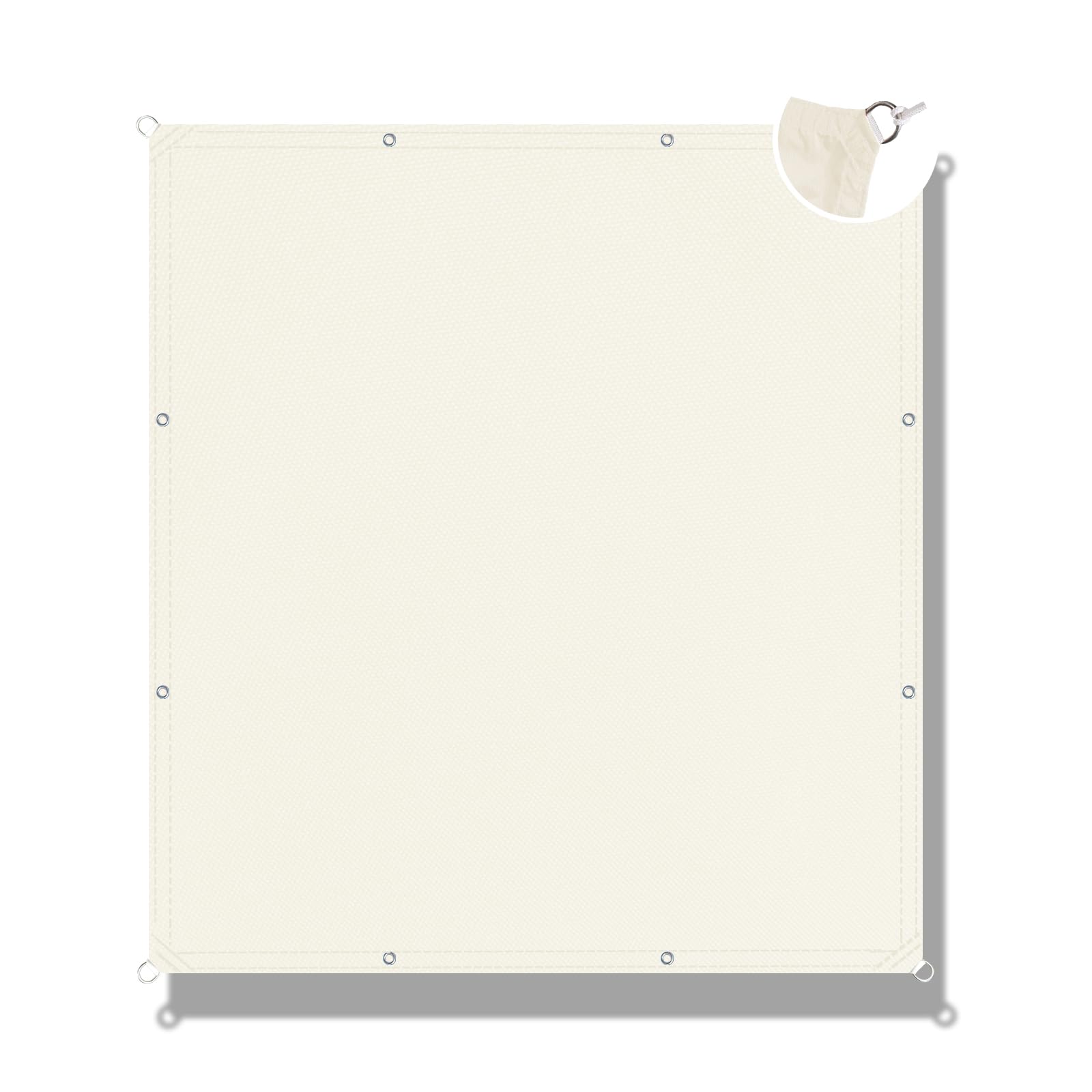 Wasserdichtes Sonnensegel 200x250cm Rechteckig - UV-Schutz Für Terrasse & Garten