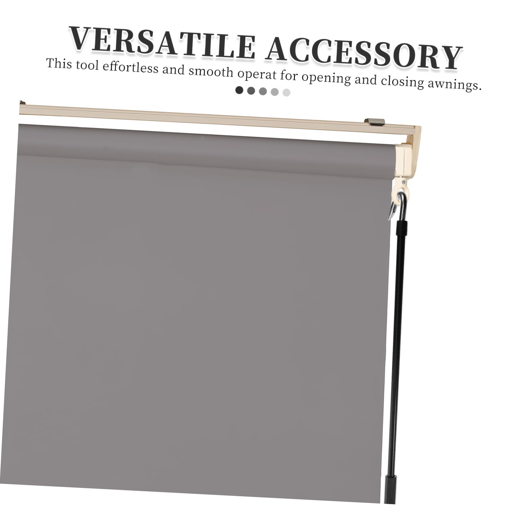 Manivelle pour Auvent de Terrasse et Camping Car Outil Manuel et Ergonomique pour Ouverture Rétraction Auvents Compatible avec Divers Systèmes Ombrage Design
