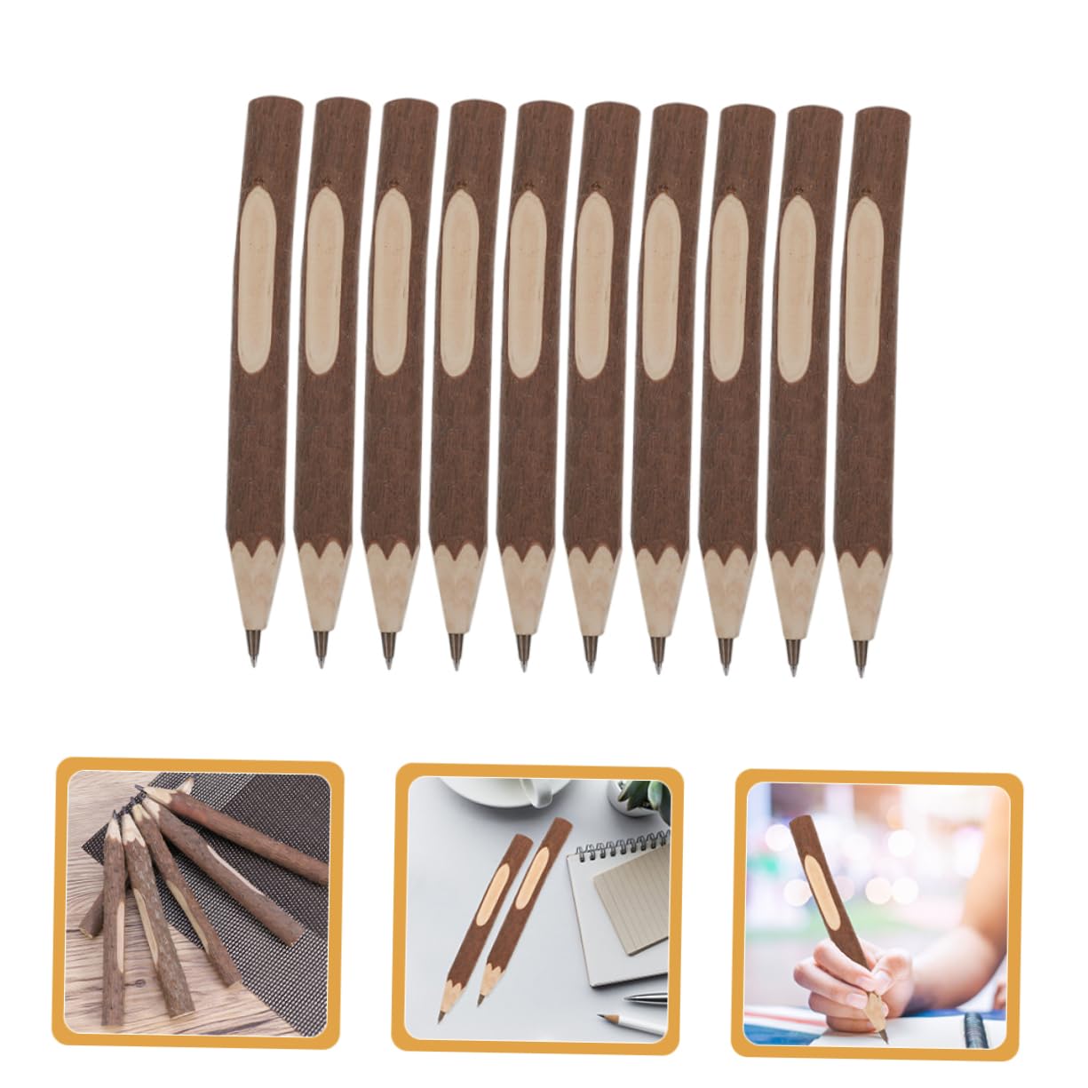 SHINEOFI 50piezas Lápices De Madera Naturales De Pack De Lápices Portátiles Para Estudiantes Herramienta De Dibujo y Escritura Biodegradables y Prácticos