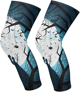 LUNLUMO Halloween Bats Flying Night Sports Knee-Cap Kneepads Protection for Knees