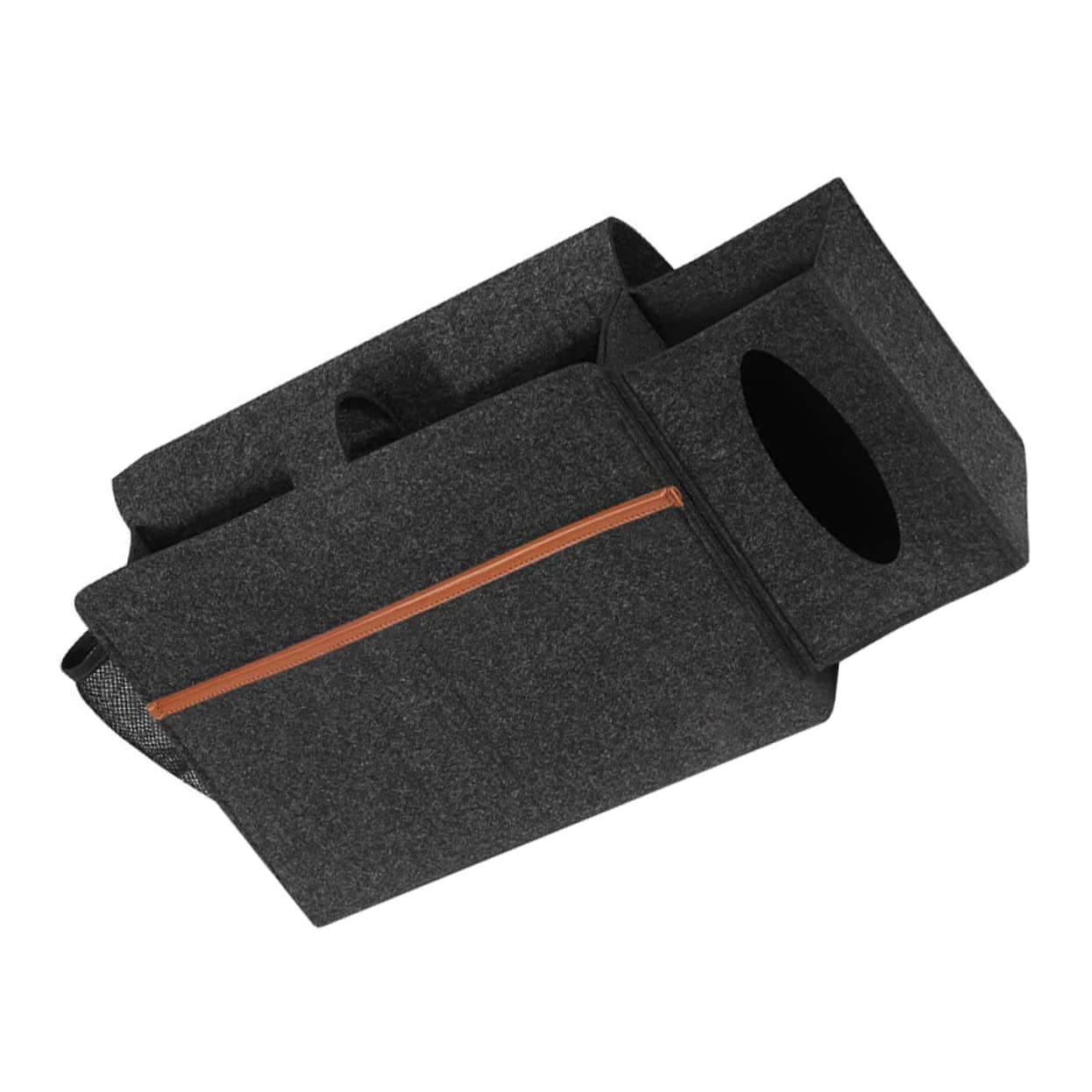 QUMIIRITY Bedside Storage Felt Comforter Bag Dorm Hanging Organizer for Living Room Bedside Storage Bag Pockets