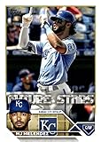 2023 TOPPS #587 MJ MELENDEZ KANSAS CITY ROYALS BASEBALL OFFICIAL TRADING CARD OF MLB