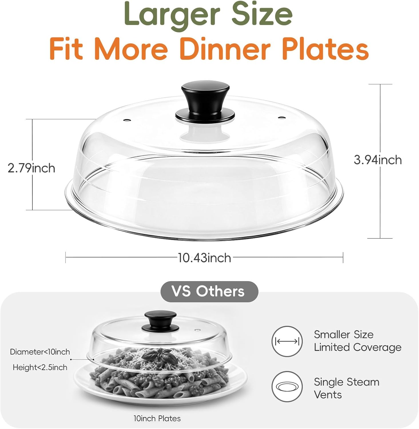 3 in 1 Glass Microwave Splatter Cover Set with Mats & Oven Mitts