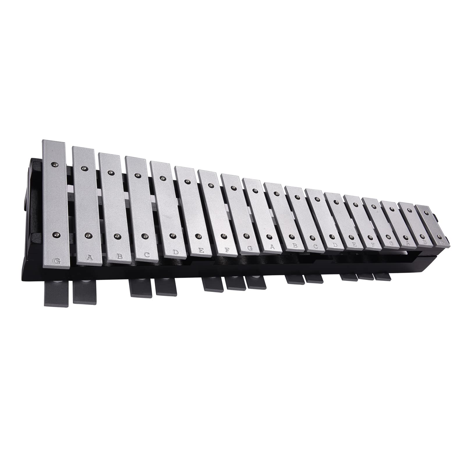 Glockenspiel xilofono a 30 note, con telaio in legno, barre in alluminio, strumento musicale educativo a percussione, regalo con borsa per il trasporto