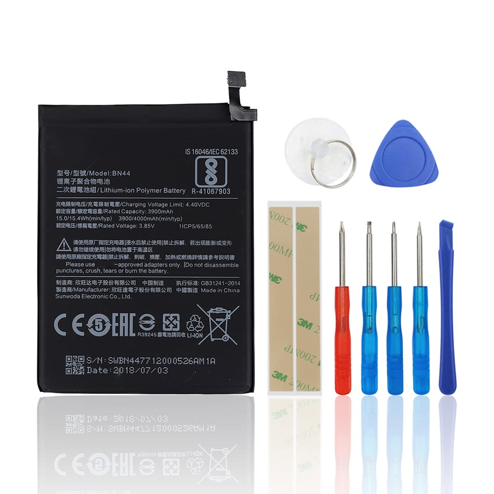 Batterie Note 5 Redmi 5 Plus BN44 remplacement bloc alimentation smartphone kit - 8
