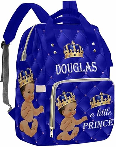 Artsadd Bolsa de pañales con nombre personalizado para bebé, mochila para mamá y papá, pattern 01, Mochilas Daypack