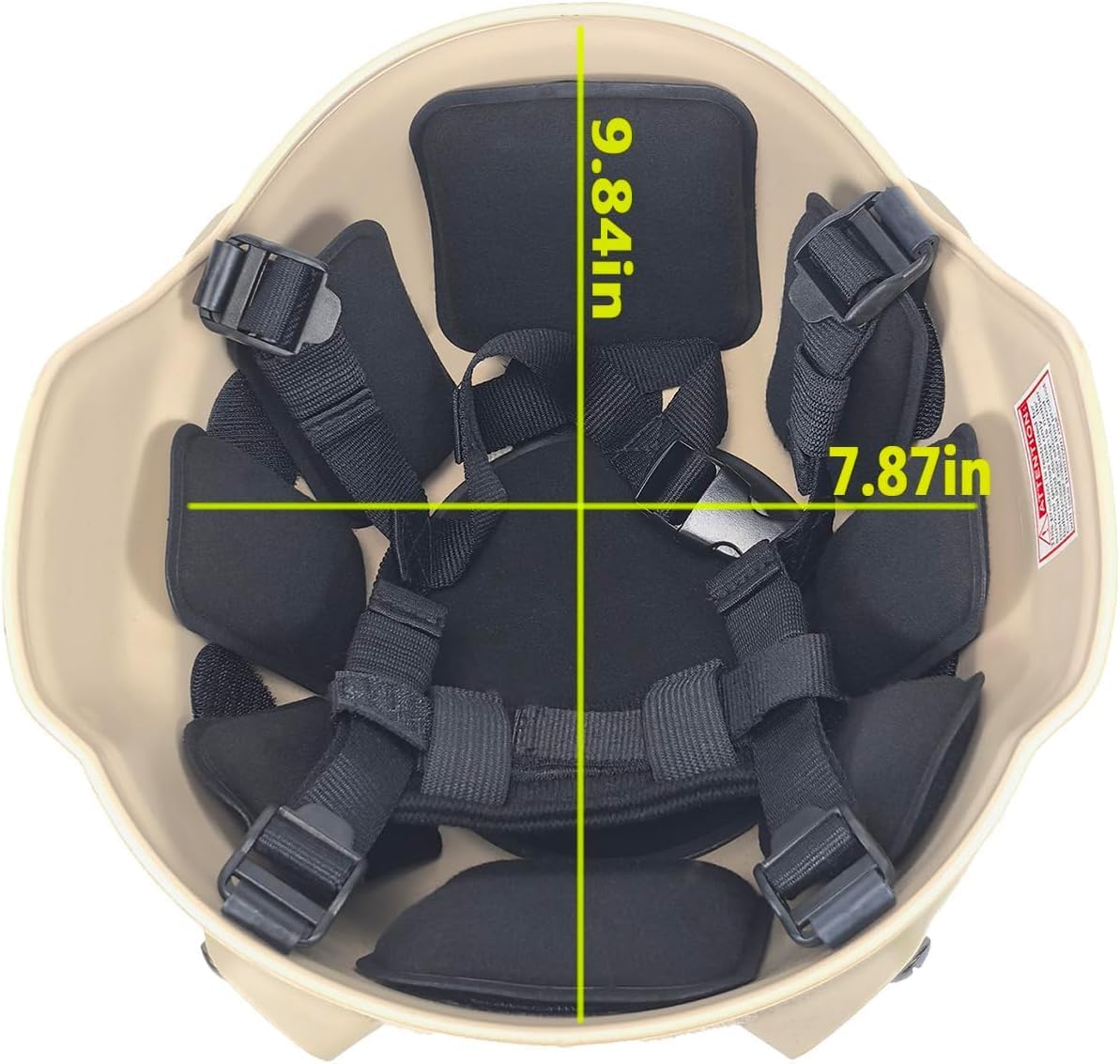 ATAIRSOFT Tactical Airsoft Paintball MICH 2000 Helmet with Side Rail & NVG Mount