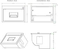 Vista 4 de Maikrt Embedded Thermal Printer 1224V Micro Thermal Receipt Printer Serial Port Microcontroller Secondary Development MCU Printing Module TTL/RS232