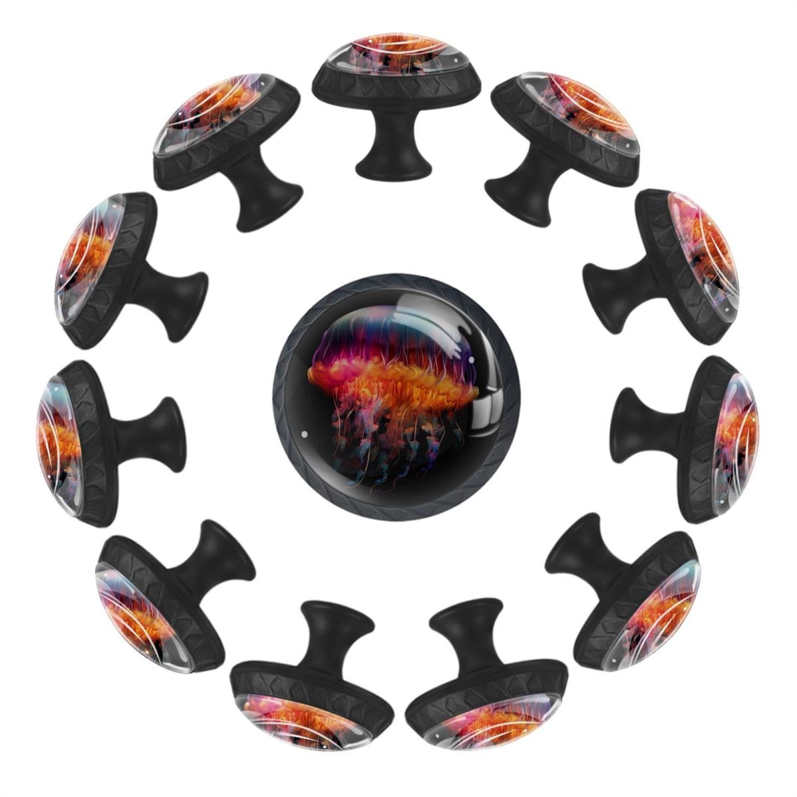 Boutons de tiroir en cristal de haute qualité lot de 12 poignées d'armoire