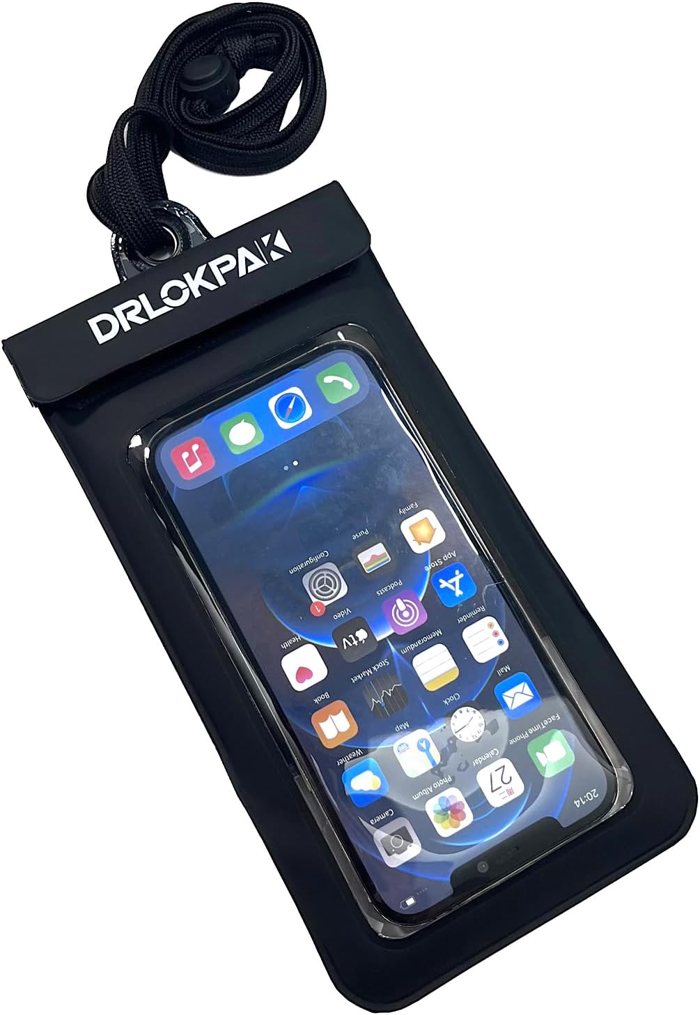 DRLOKPAK Floating Waterproof Phone Case Dry Phone Bag Pouch for iPhone 16 15 14 Pro Max Plus S24 23 22 Ultra Size Up to 7” (Black) DRLOKPAK Floating Waterproof Phone Case Dry Phone Bag Pouch for iPhone 16 15 14 Pro Max Plus S24 23 22 Ultra Size Up to 7” (Black)