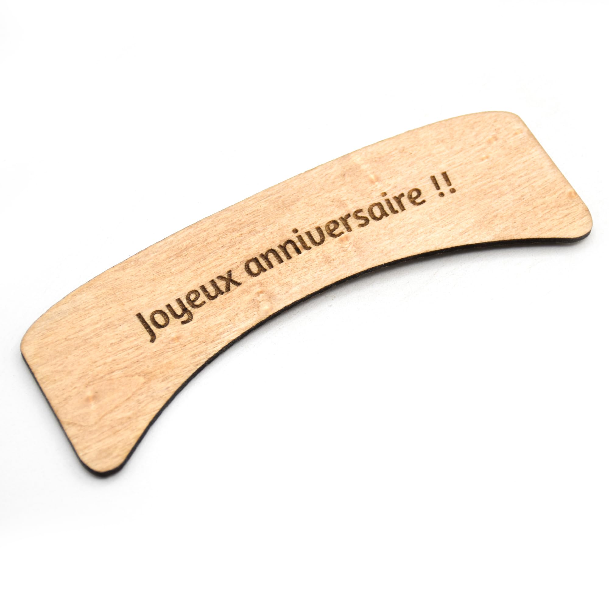 Petit peigne pour chauve en bois personnalisé, prénom personnalisé et phrase personnalisable, idée cadeau chauve, blague à offrir pour un anniversaire, ami, proche