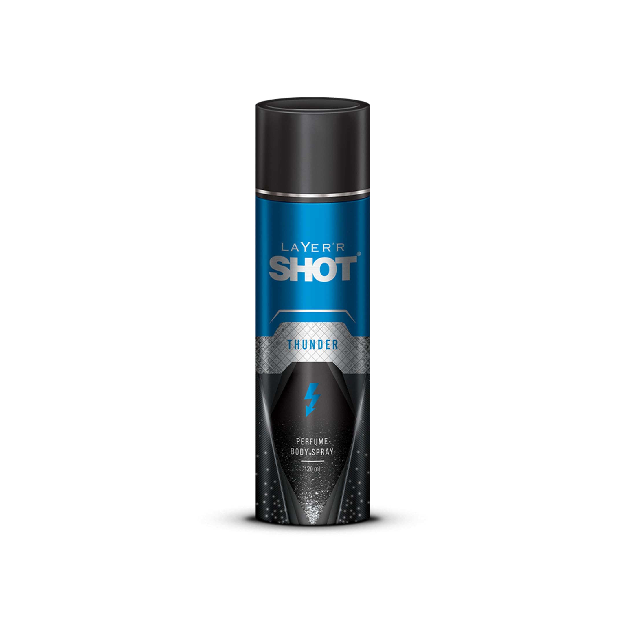 Layer'r Shot Men's Thunder Body Spray For Men -120 ml | Long Lasting Premium Fragrance For Fresh Oriental Scent | Luxurious Aerosol Perfume | Perfect ...
