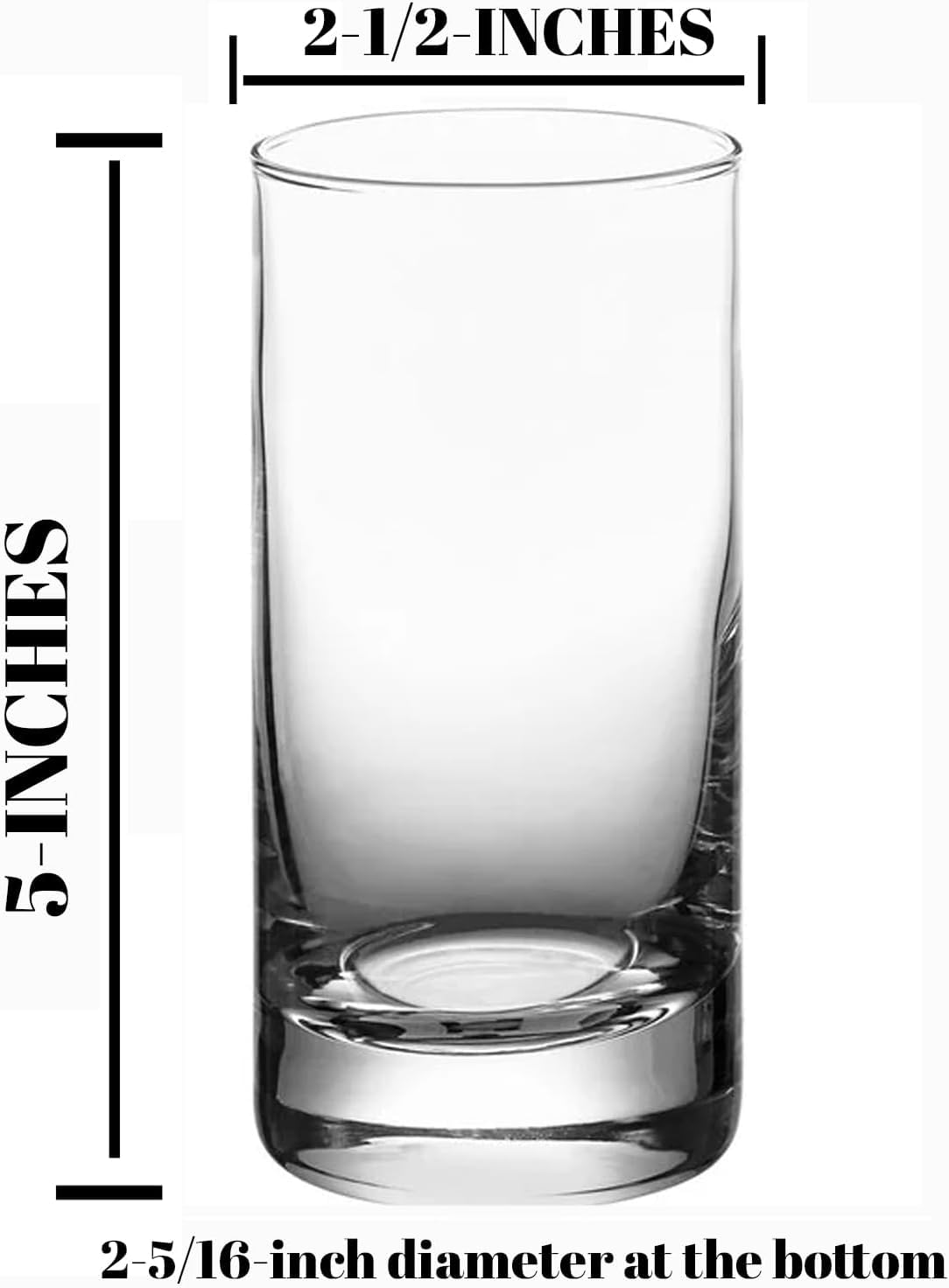 New Mexico State Gift, Premium Highball Glass – 9 oz Clear Tall Cocktail Glass for Whiskey, Mixed Drinks, Water, Soda - Dishwasher Safe Barware - Classic Heavy Base Design