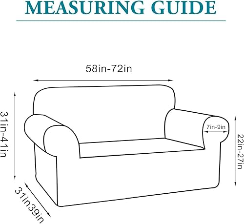 Miniatura 9 de 1 funda elástica para sofá, protector de muebles, antideslizante, de jacquard y licra, protector de sofá
