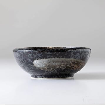 Wazakura Minoyaki Series Small Round Glazed Ikebana Flower Vase