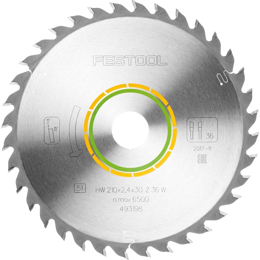 Festool 493198 / 210x2,4x30 W36 Cirkelzaagblad - 210 x 30 x 36T - Hout