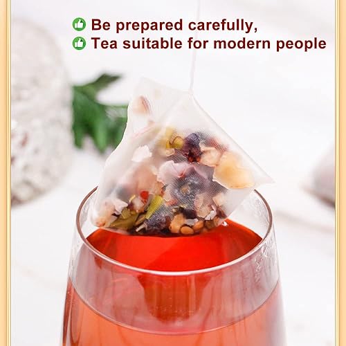 Miniatura 8 de Plant Gift Bolsa de té rosa de tuna 5.29 oz (0.18 oz* 30 bolsas) Wolfberry negro, mora, cebada, chino puro natural, té mixto para el cuidado de la