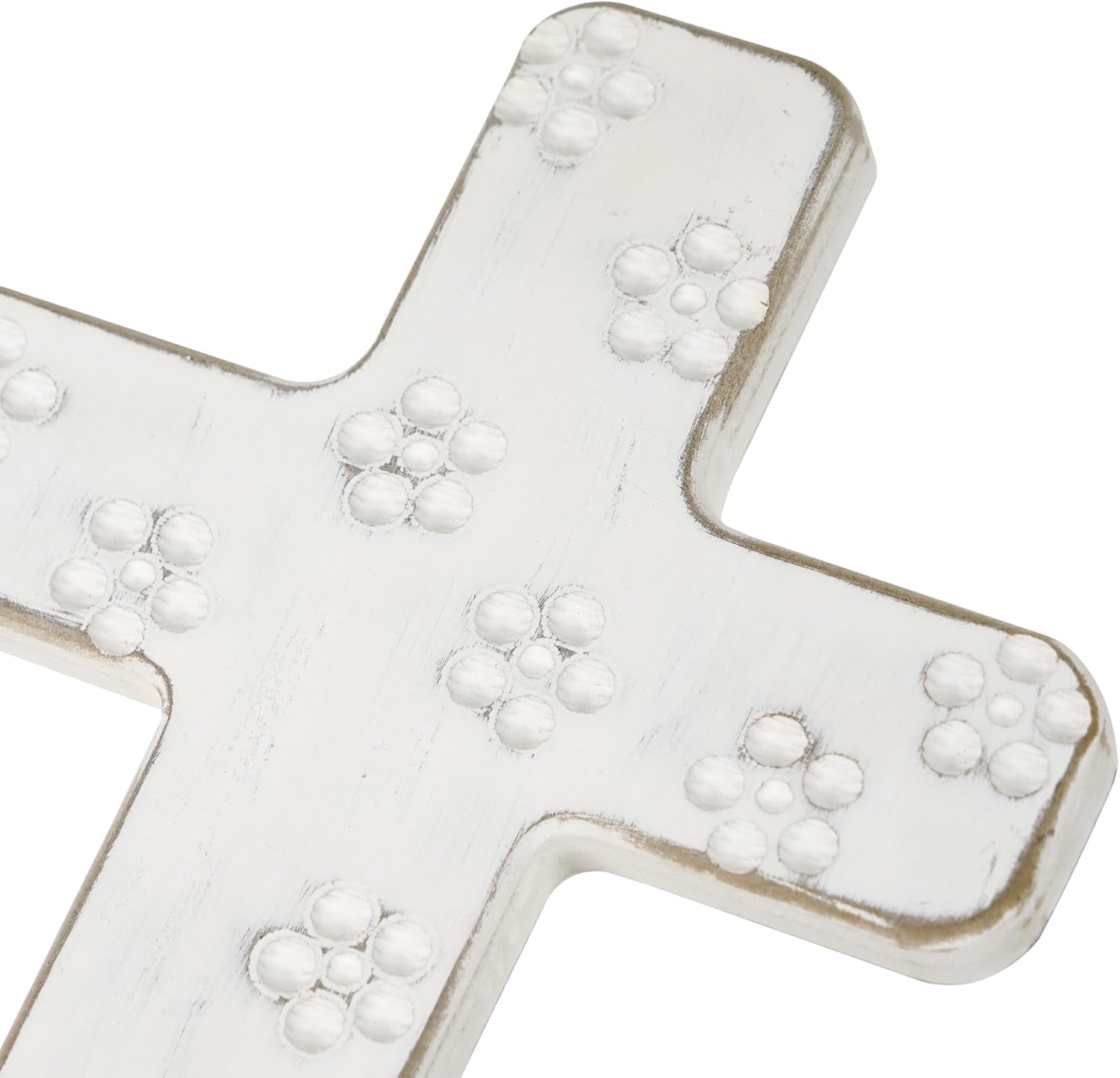 NIKKY HOME Wooden Cross for Table Rustic Standing Cross for Religious Gifts | Table Cross for Home Decor, Christian Religious First Communion Church Decoration