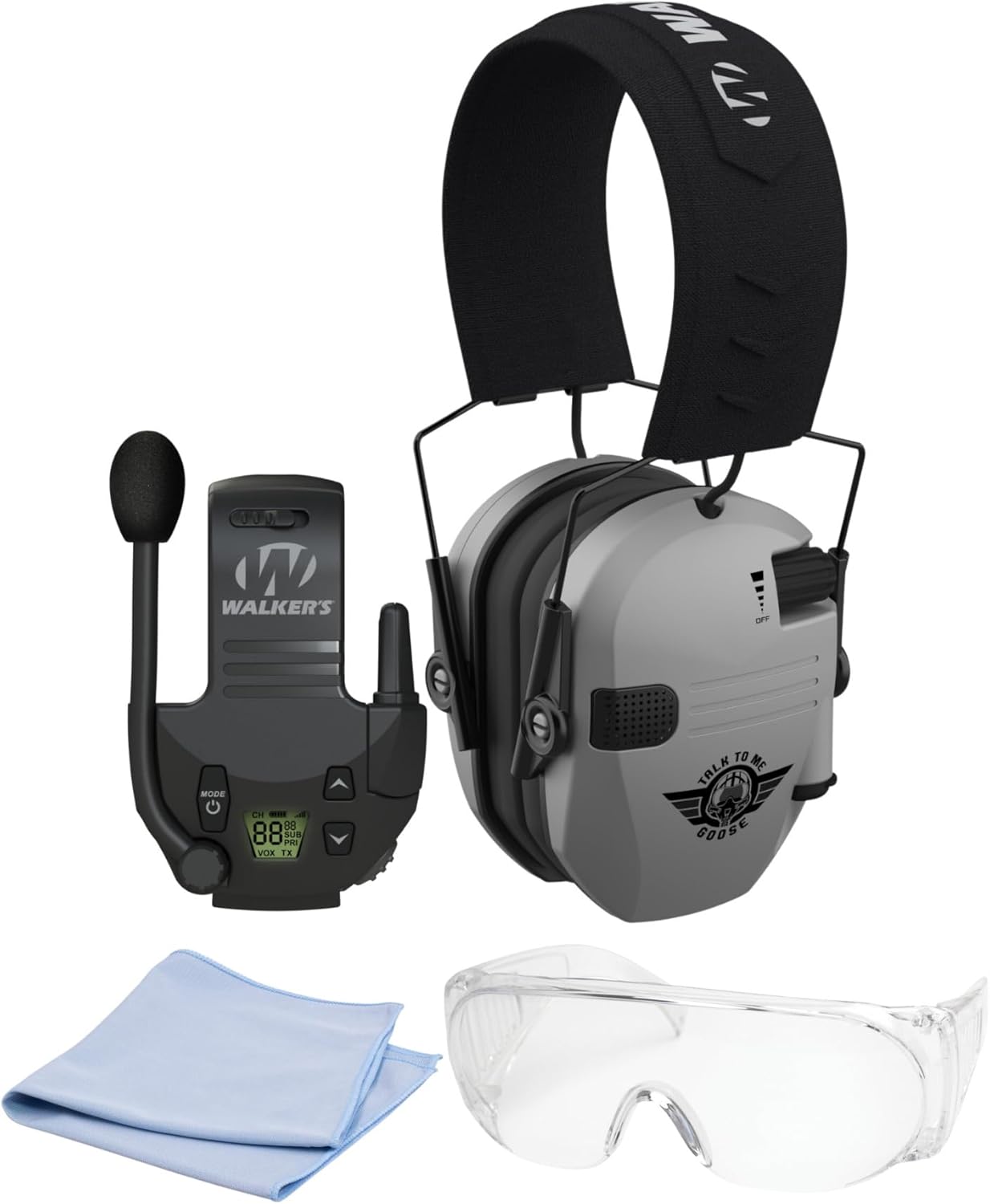 Walker's Razor Electric Slim Earmuffs Noise Cancelling